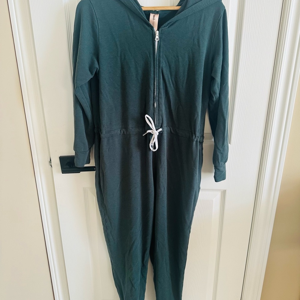 Smash and Tess- Harris Hoodie Romper in Okanagan Pine